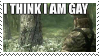 I think I am gay stamp