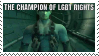 the champion of LGBT rights stamp